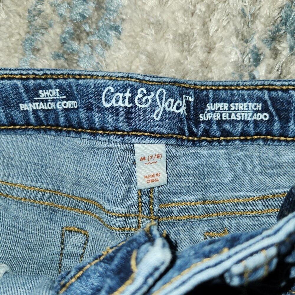 Cat & Jack Floral Embroidered Shorts Girls || Med 7/8 - Picture 5 of 5